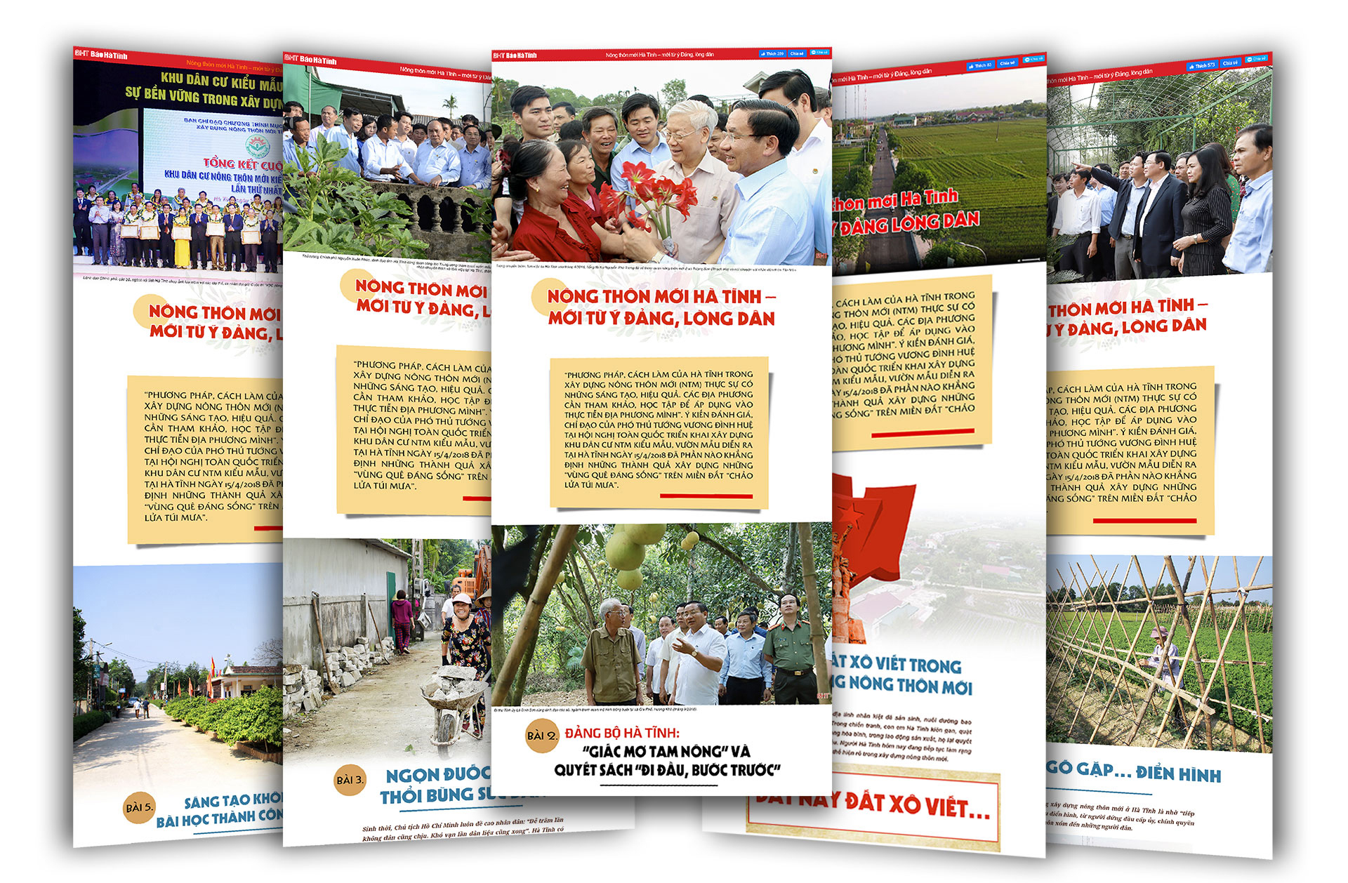 Tác phẩm báo chí đa phương tiện 5 kỳ “Nông thôn mới Hà Tĩnh - mới từ ý Đảng lòng dân” đạt giải C Giải Báo chí quốc gia năm 2019.